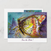 マジックバタフライ　ホワイト 招待状 (正面/裏面)