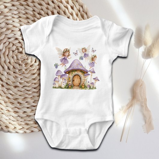 マジックフェアリーズ パープルガーデン ベビーボディスーツ