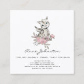 マジックベビードラゴンビジネスカード スクエア名刺 (裏面)