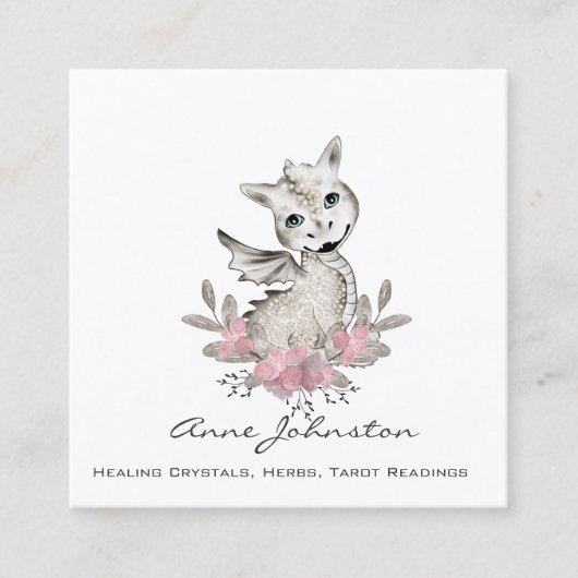 マジックベビードラゴンビジネスカード スクエア名刺 (正面)