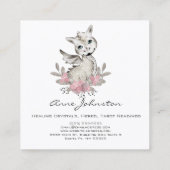 マジックベビードラゴンビジネスカード スクエア名刺 (裏面)