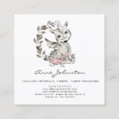 マジックベビードラゴンビジネスカード スクエア名刺 (裏面)