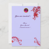 マジックベリー4、モノグラム 赤瑪瑙 招待状 (裏面)