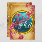 マジックベリー4, モノグラム パーチメント 招待状 (正面/裏面)