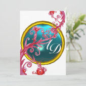 マジックベリー4, モノグラム ブルーアクアマリン 招待状 (スタンド正面)