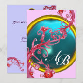 マジックベリー4, モノグラム 赤瑪瑙 招待状 (正面/裏面)