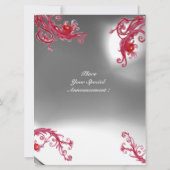 マジックベリー4, モノグラム 赤 白 クリスタル 招待状 (裏面)