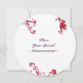 マジックベリー, モノグラム 赤 紫 案内状 (裏面)