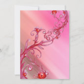 マジックベリー 赤と白のシルク 招待状 (正面)