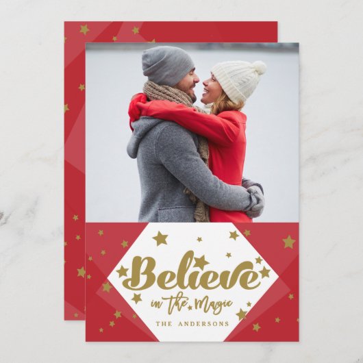 マジックホリデー フォトカードを信じて シーズンカード (正面/裏面)