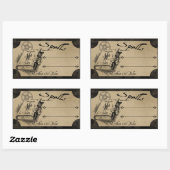 マジックポインションラベル 長方形シール (シート)