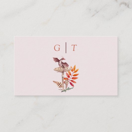 マジックマッシュルームとドラゴンのエンクロージャカード エンクロージャーカード (裏面)