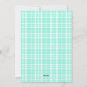 マジックミントのギンガム　私の初めてのクリスマスベイビー シーズンカード (裏面)