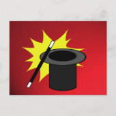 マジックミー / マジシャンの帽子 ポストカード (正面)