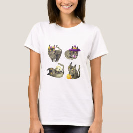 マジックムードの可愛いミスティカルキャット グラフィックTシャツ Tシャツ