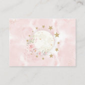 マジックムーンスターズ赤面金ゴールドフローラおむつラッフル エンクロージャーカード (裏面)