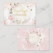 マジックムーンスターズ赤面金ゴールドフローラおむつラッフル エンクロージャーカード (正面/裏面)