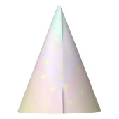 マジックユニコーン、花と星 パーティーハット (裏面)