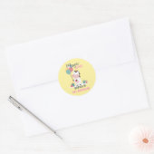 マジックワン ユニコーン 1歳の誕生日 ラウンドシール (封筒)