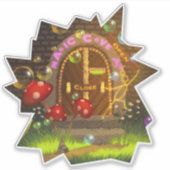 マジックワールドステッカー ブライト カラフル シール (正面)