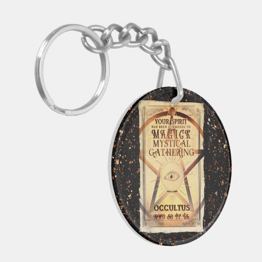 マジック神秘的な収集魔法占い師の目 キーホルダー (正面左)