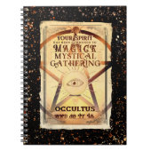 マジック神秘的な収集魔法占い師の目 ノートブック (正面)