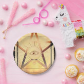 マジック神秘的な集まり占い占い師の目のパーティー ペーパープレート (パーティー)