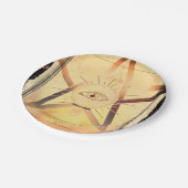 マジック神秘的な集まり占い占い師の目のパーティー ペーパープレート (アングル)