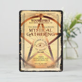 マジック神秘的な集まり占い占い師の目のパーティー 招待状 (スタンド正面)