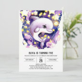 マジック航海のキッズドルフィン誕生日 招待状 (スタンド正面)