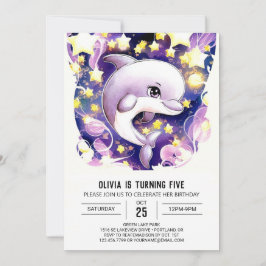 マジック航海のキッズドルフィン誕生日 招待状