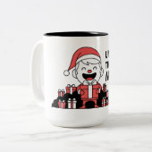 マジック・クリスマスを解き明かす ツートーンマグカップ (正面左)