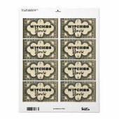 マジック – 魔女のビール ラベル (フルシート)