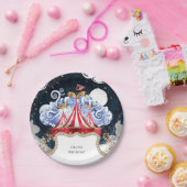 マジッ鮮やかクサーカス誕生日 ペーパープレート (パーティー)