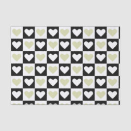 マジプードルハートアブストラクションオリーブグリーンミニ 薄葉紙