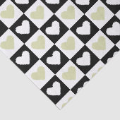 マジプードルハートアブストラクションオリーブグリーンミニ 薄葉紙 (詳細)