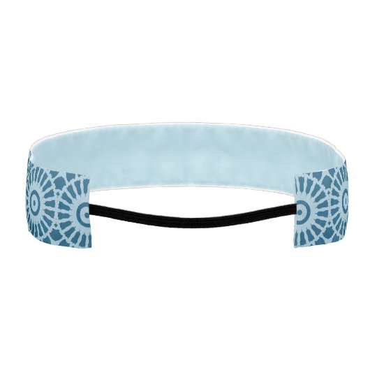 マジプードレス万華鏡のように千変万化するパターンS – ダックエッグダークティール（緑がかった色） アスレチックヘッドバンド (裏面)