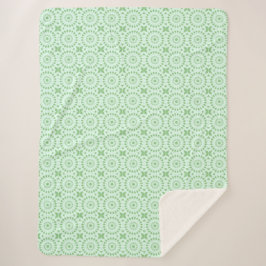 マジポオドル万華鏡のように千変万化するパターンホイールアパステルグリーンミント シェルパブランケット