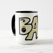 マジポドレスバフンバグパステルオリーブ マグカップ (正面左)