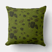 マジポドレスフィッシュバラオリーブブラック クッション (正面)