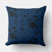 マジポドレスフィッシュバラネイビーブラック クッション (正面)