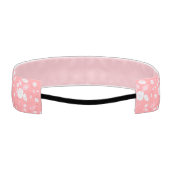 マジポドレスフィッシュバラ赤面ピンクホワイト アスレチックヘッドバンド (裏面)