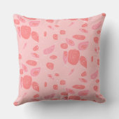 マジポドレスフィッシュバラ赤面ピンク クッション (裏面)