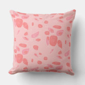 マジポドレスフィッシュバラ赤面ピンク クッション (正面)