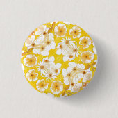 マジポドレスボタニカルガーデン – バタースコッチイエロー 缶バッジ (正面)