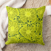 マジポドレスラブフラワーズライムグリーン クッション (ブランケット)