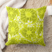 マジポドレスラブフラワーズ – ライムホワイト クッション (ブランケット)