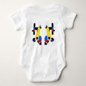 マジポドレスレーサー ベビーボディスーツ (裏面)