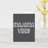 マジャマバイブス - グジャラートのおかしい カード (黄色い花)