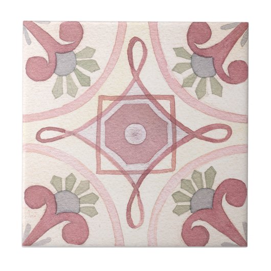 マジョリカウォーター色 タイル (正面)